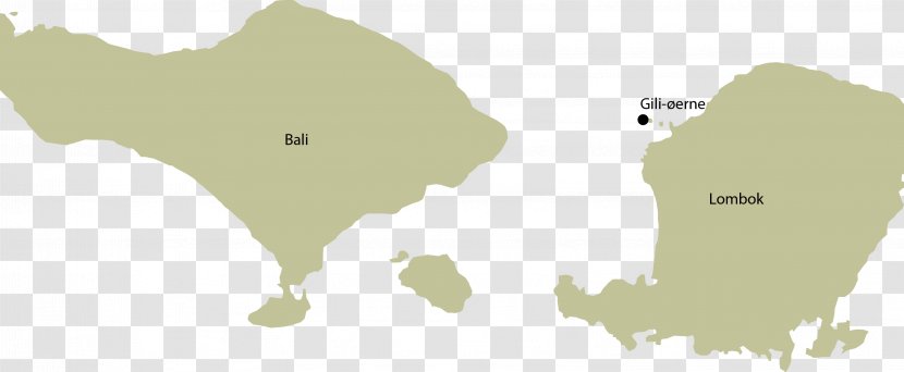 Bali Gili Islands Map Clip Art - Mammal Transparent PNG