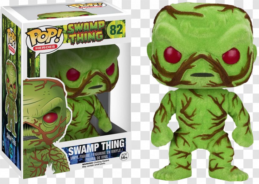 Funko Pop! DC Heroes Swamp Thing Flocked Version Vinyl Figure San Diego Comic-Con Comics Lobo Previews Exclusive POP By - Fictional Character Transparent PNG