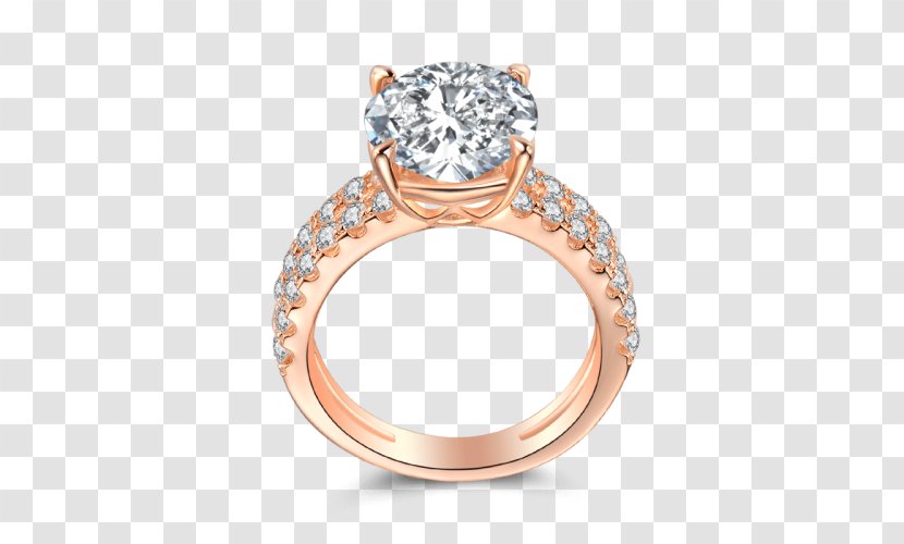 Wedding Ring Engagement Diamond Gold - Carat Transparent PNG