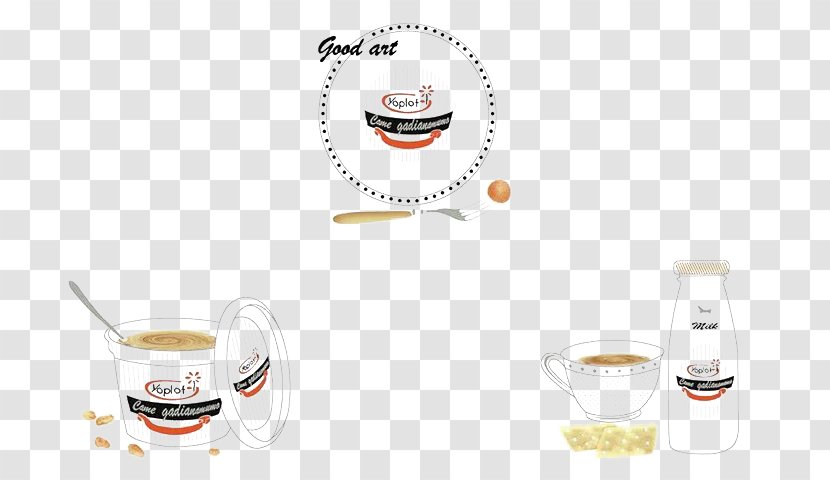 Coffee Breakfast Milk Cafxe9 Au Lait - Cup - And Mix Transparent PNG