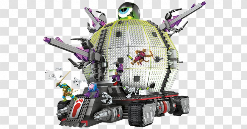 Krang Donatello Technodrome Teenage Mutant Ninja Turtles Mega Brands - Lego - Toy Transparent PNG
