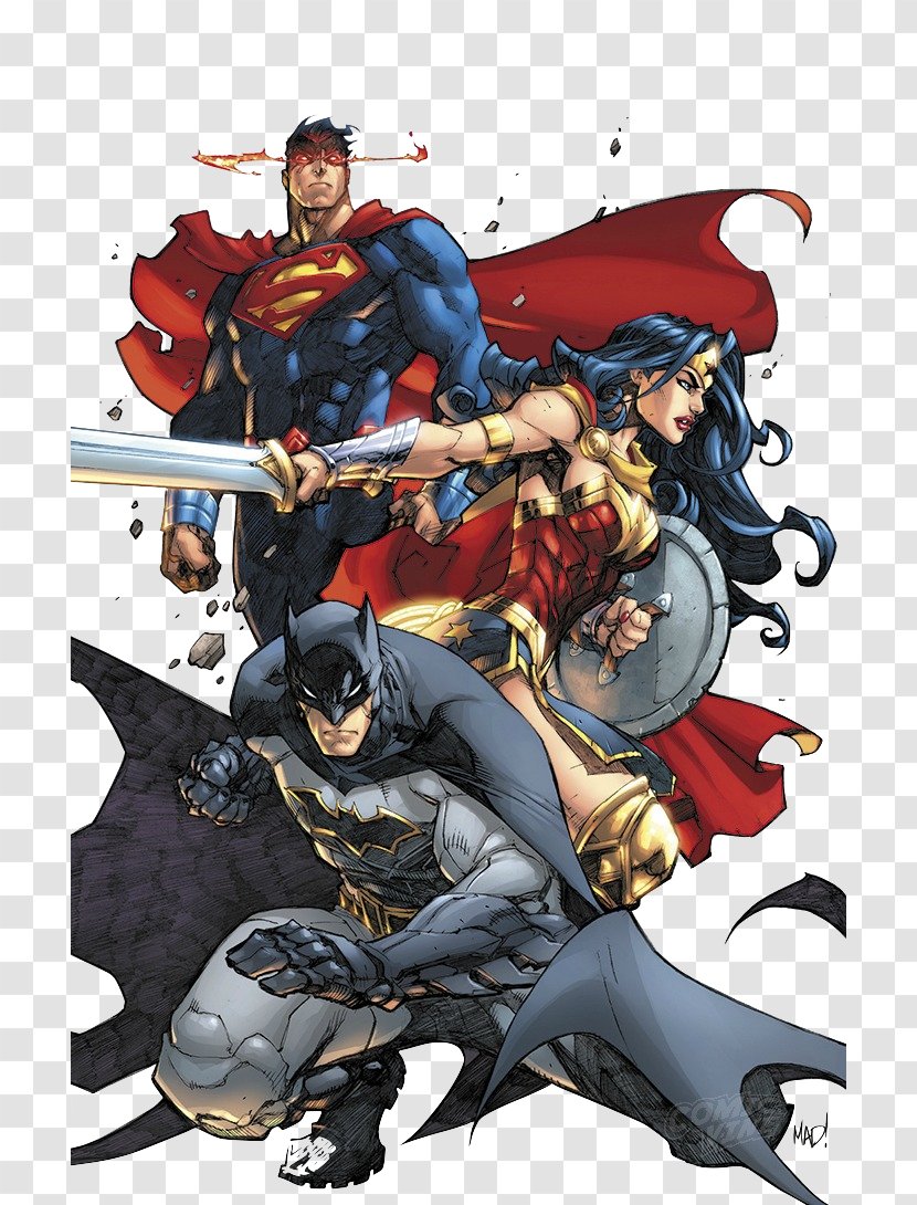 Superman Batman DC Rebirth Justice League Comics - Artist - Comic Book Transparent PNG
