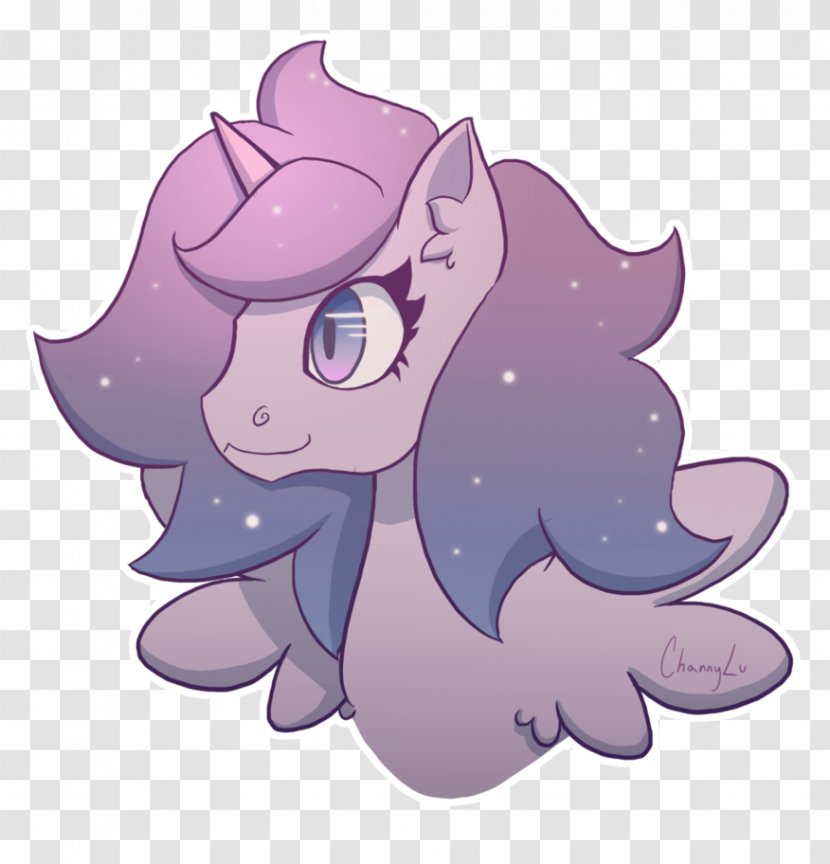 Horse Purple Legendary Creature Clip Art - Organism - Unicorn Transparent PNG