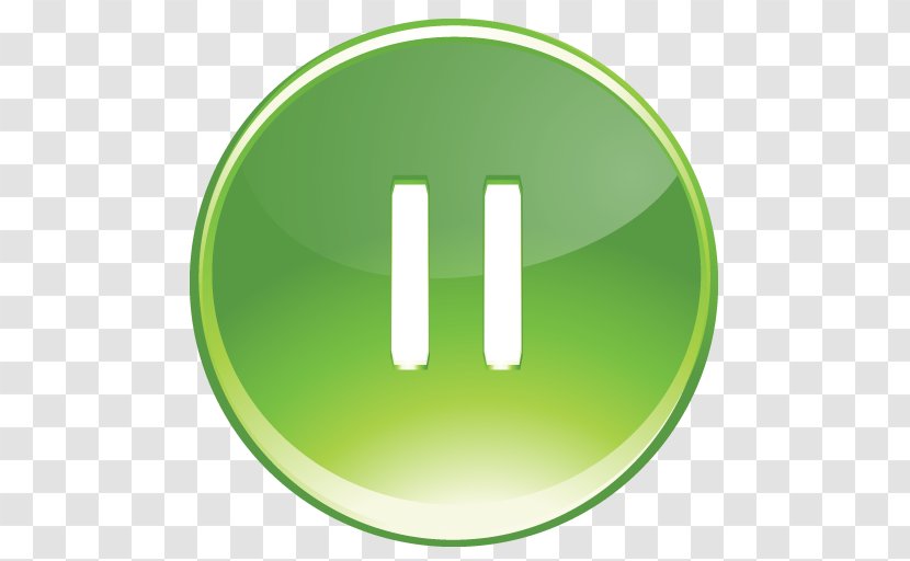 Clip Art - Green - Pause Vector Transparent PNG