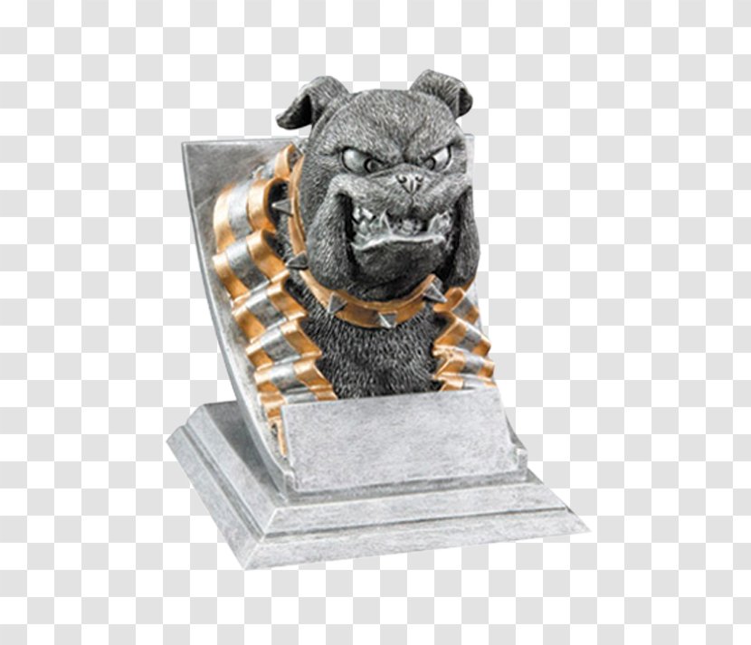 The Recognition Place Trophy Award Bulldog Medal - Gold Transparent PNG