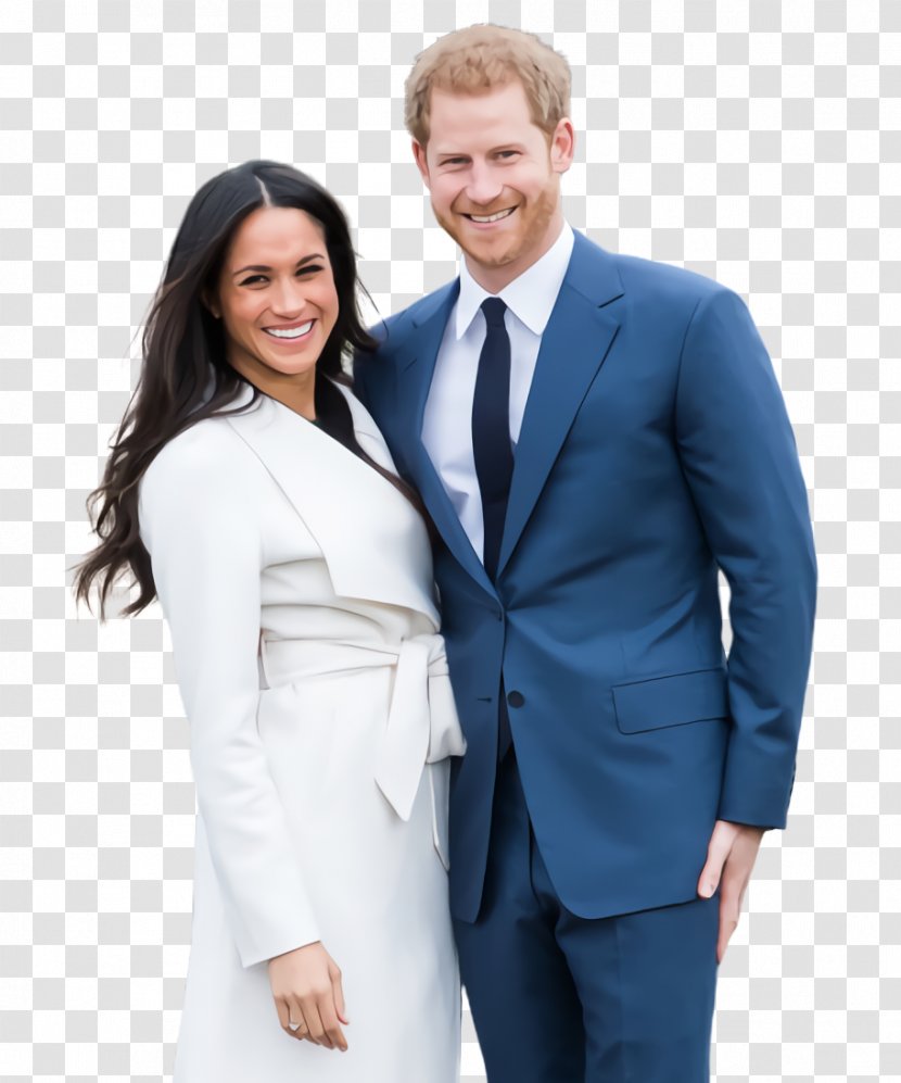 Meghan, Duchess Of Sussex Wedding Prince Harry And Meghan Markle Tuxedo Engagement - Formal Wear Transparent PNG