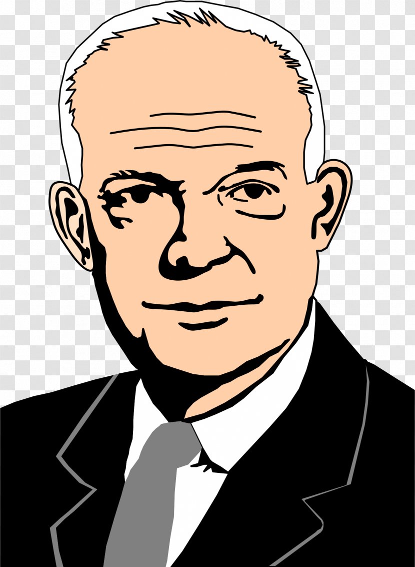 Dwight D. Eisenhower Avatar Clip Art - Facial Hair - Cartoon Transparent PNG