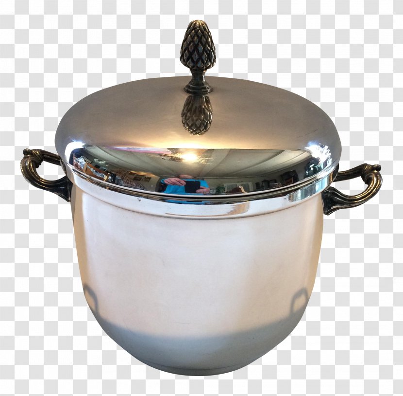 Lid Metal Stock Pots Cookware Accessory Olla - Ice Bucket Transparent PNG