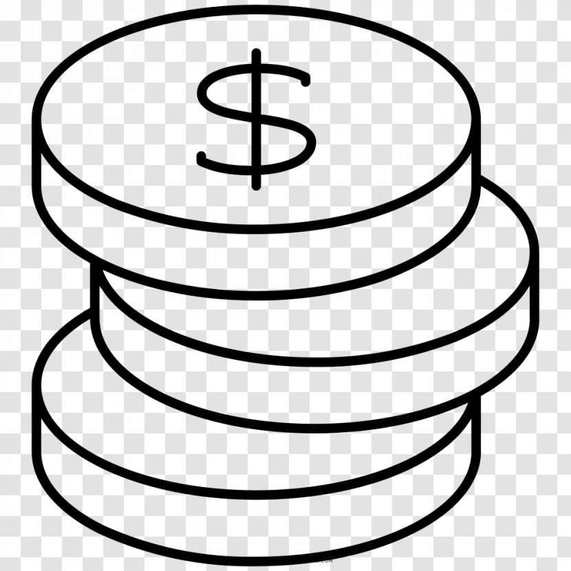 Drawing Coin Coloring Book Currency Transparent PNG