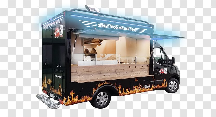 Food Truck Street Hamburger Barbecue - Car - Trailer Transparent PNG
