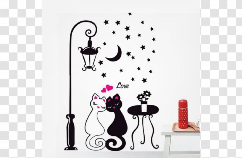 Cat Wall Decal Sticker - Decorative Arts - Interior Transparent PNG
