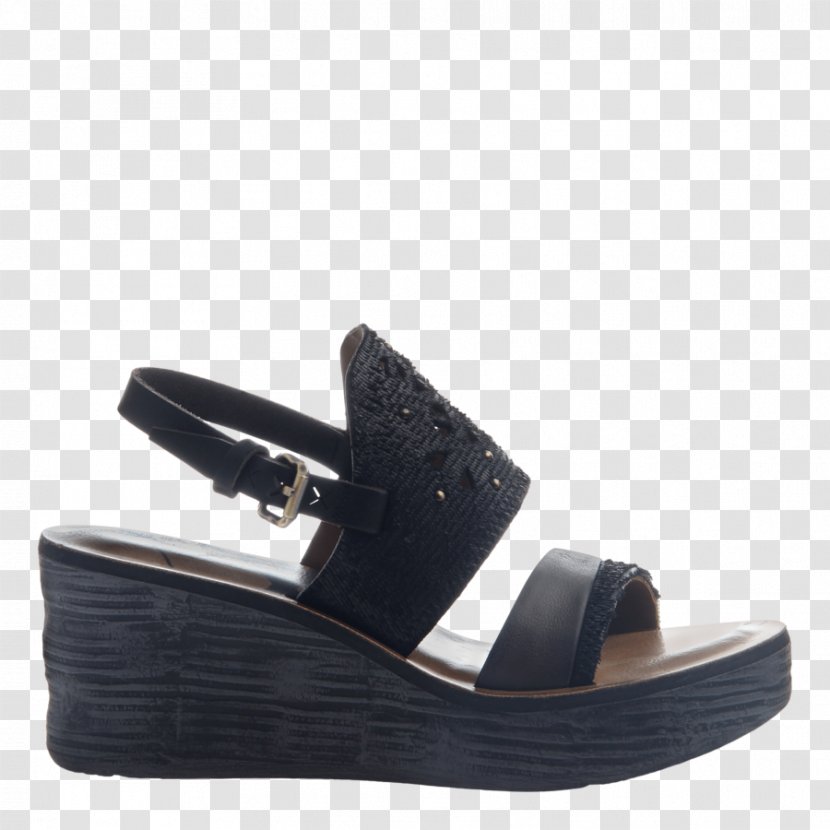 Shoe Sandal Leather Slide Wedge Transparent PNG
