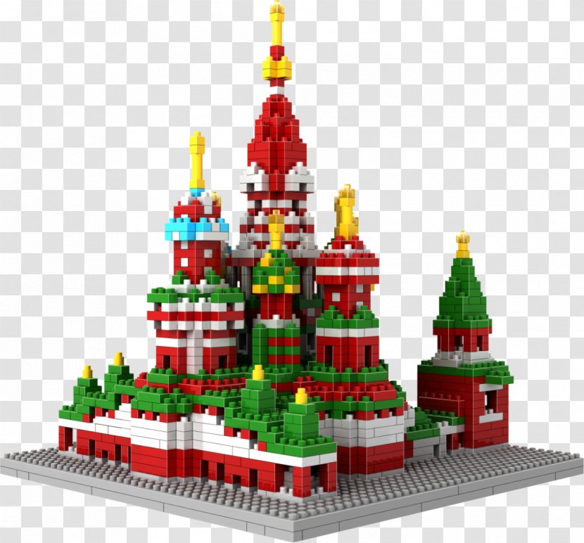 Saint Basil's Cathedral Dormition Cathedral, Moscow Nanoblock Toy Block Transparent PNG