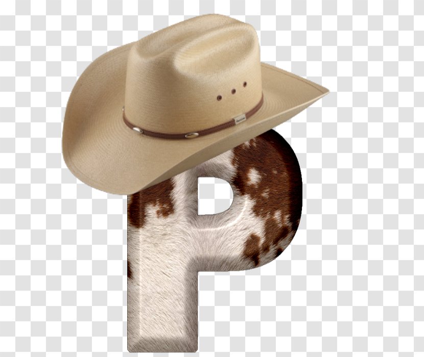 Cowboy Hat Alphabet Letter - Cow Boy Transparent PNG