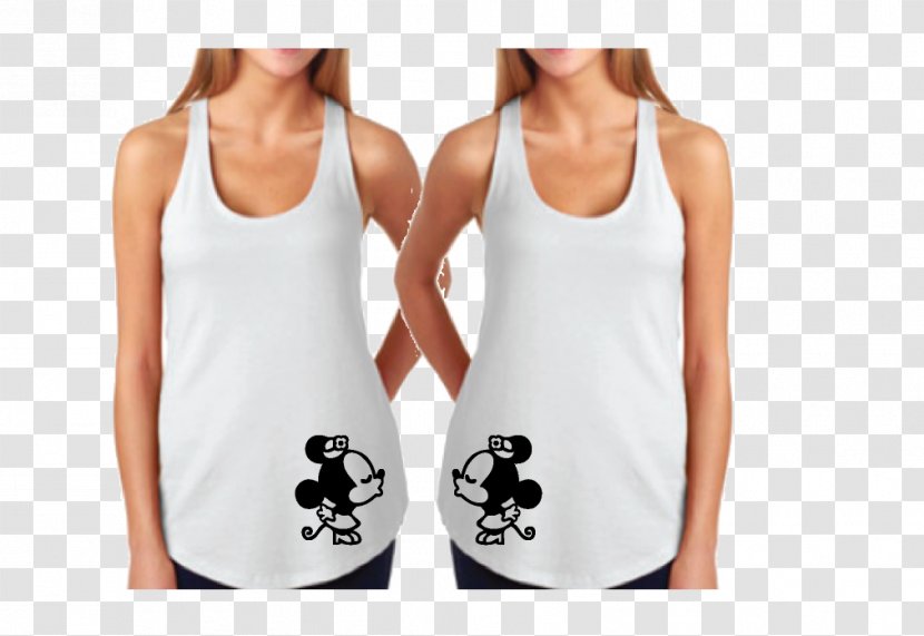 T-shirt Minnie Mouse Mickey Hoodie Bride - Tshirt Transparent PNG