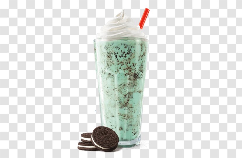 Ice Cream Milkshake Shamrock Shake Red Velvet Cake - Frozen Dessert Transparent PNG