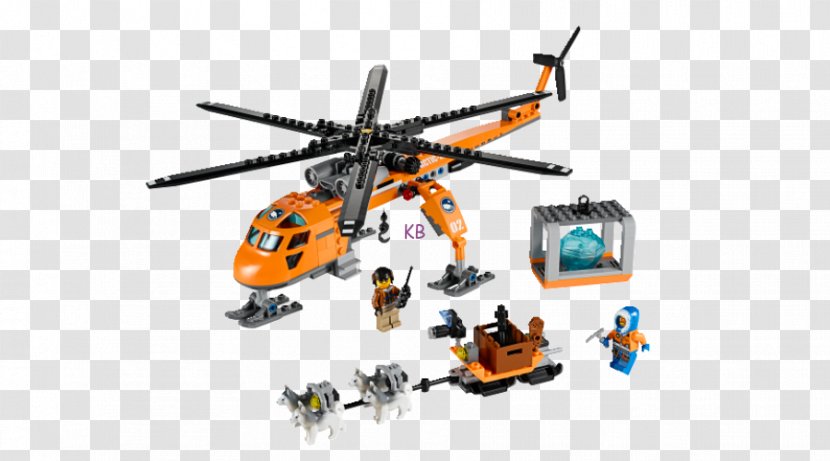 LEGO 60034 City Arctic Helicrane Toy Ice Crawler Amazon.com - Lego Minifigure - Custom Cities Transparent PNG