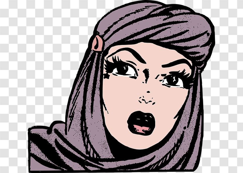 Cartoon Woman Illustration - Arab Women Transparent PNG