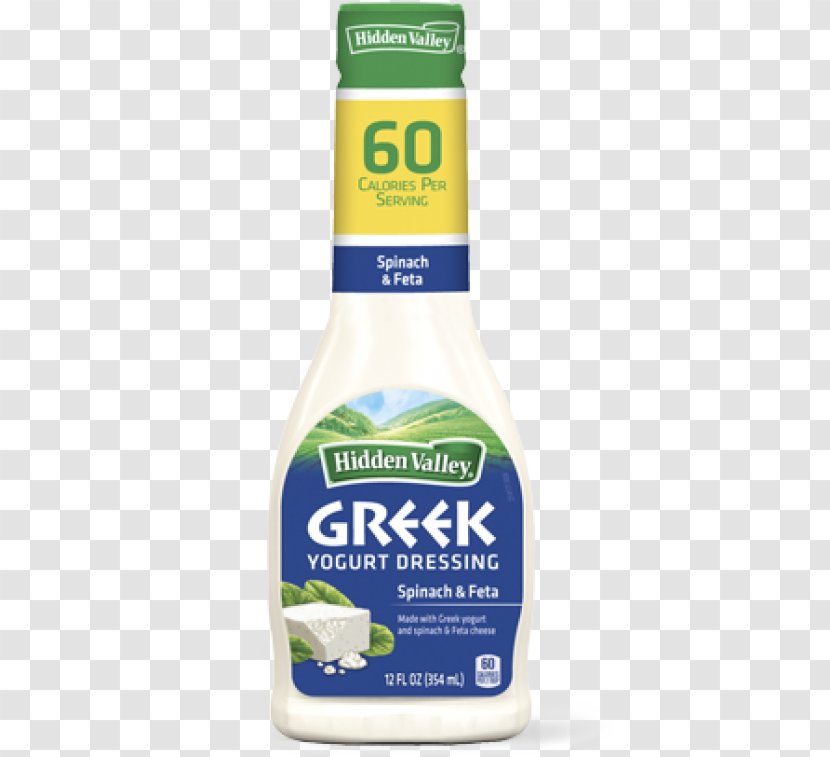 Greek Cuisine Feta Yogurt Spinach - Bottle Transparent PNG