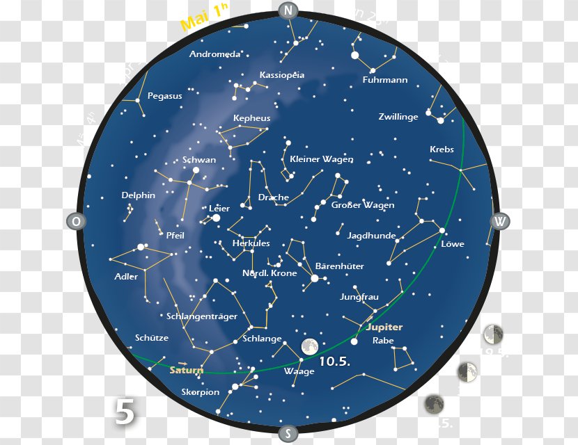 Constellation Night Sky Sternenhimmel 0 - Star Chart - Planet Transparent PNG