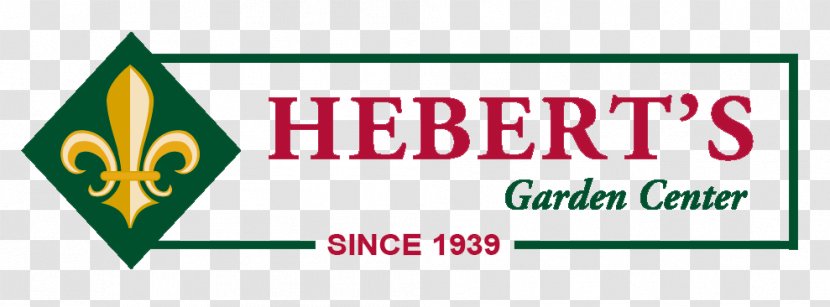 Hebert's Garden Center Centre New Iberia Logo - Text Transparent PNG