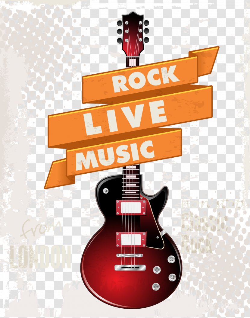 Electric Guitar Photography Royalty-free Clip Art - Text - Vector Transparent PNG