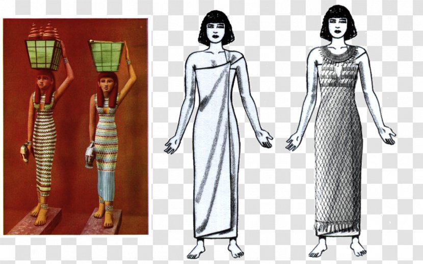 Ancient Egypt Sheath Dress Clothing - Shoulder Transparent PNG