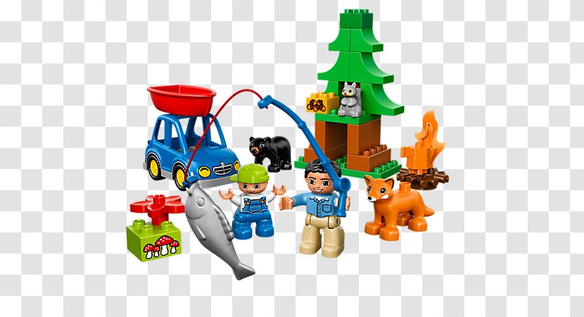LEGO 10583 DUPLO Forest: Fishing Trip 10584 Park 10592 Fire Truck Toy - Lego Duplo Forest Transparent PNG