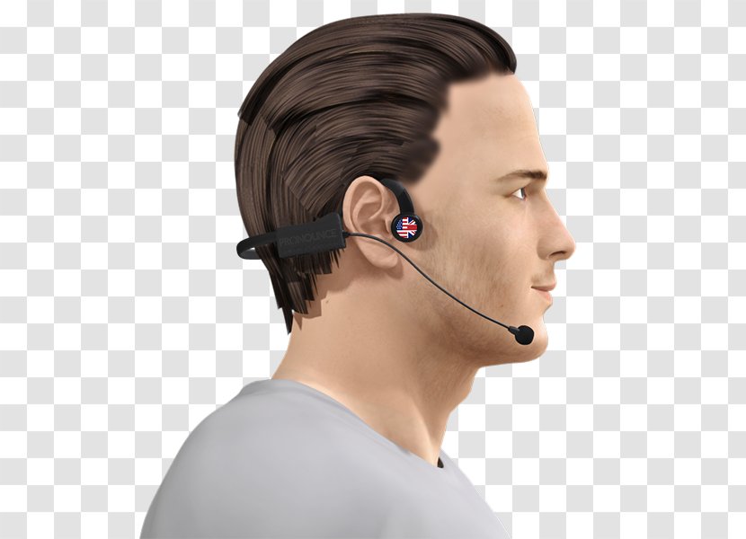 Alfred A. Tomatis Headphones Microphone English Pronunciation - Foreign Language Transparent PNG