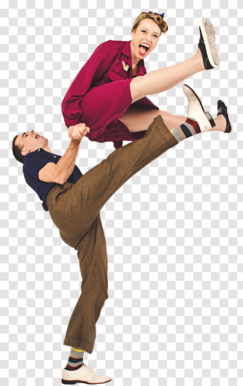 Savoy Ballroom Swing Dance Lindy Hop Jitterbug - Frame - Dancers Transparent PNG