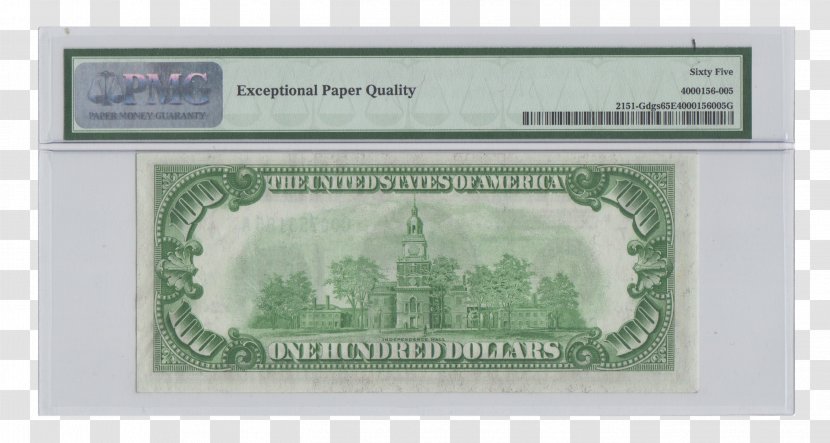 United States One Hundred-dollar Bill Dollar One-dollar Ten-dollar Banknote - Currency - Paper Money Transparent PNG