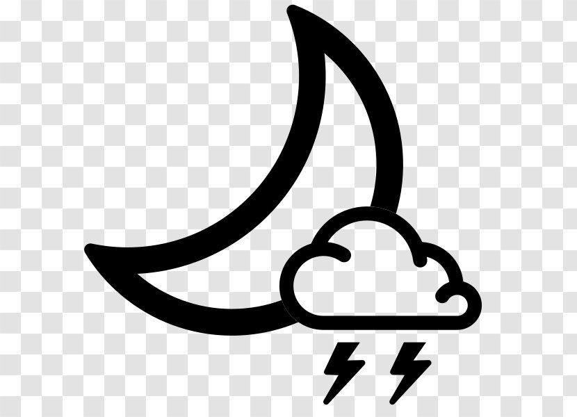 Thunderstorm Light Cloud Rain And Snow Mixed Weather - Icon Transparent PNG