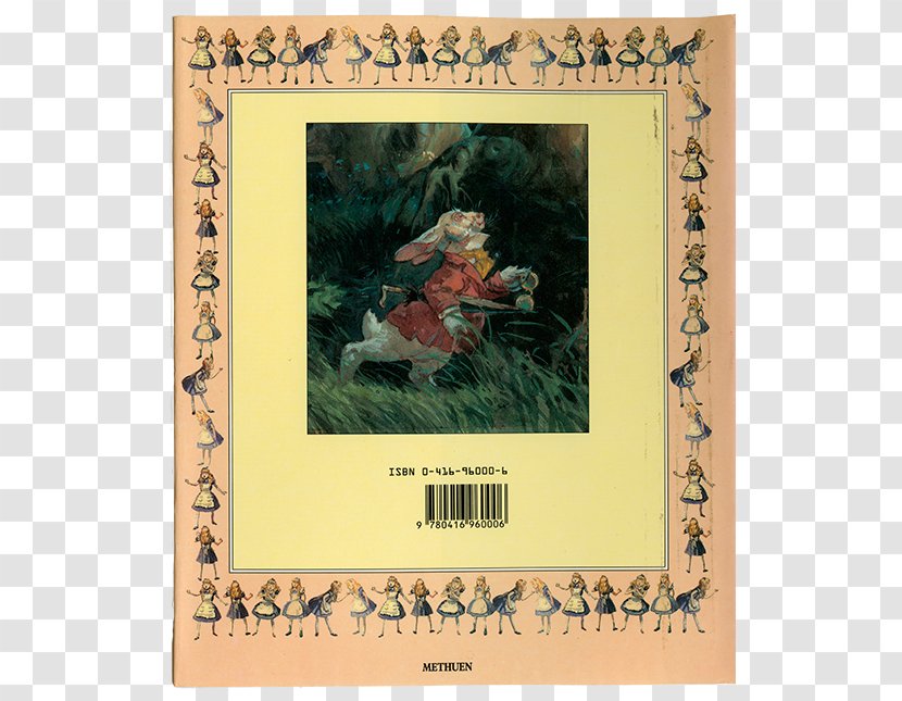 Alice's Adventures In Wonderland Picture Frames Pattern - Alice Cards Transparent PNG