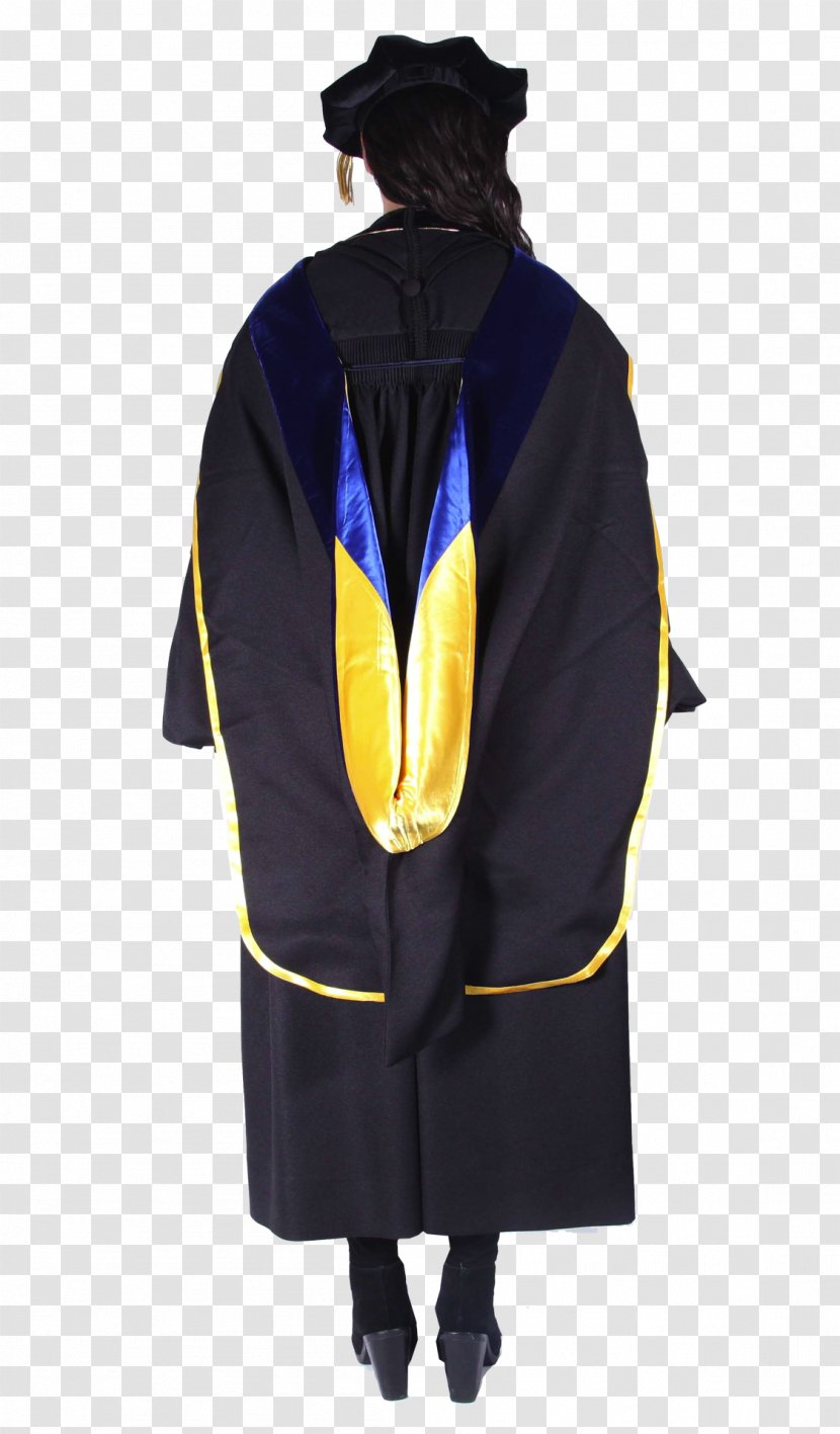 Robe Academic Dress Graduation Ceremony Gown Doctorate - Hood Transparent PNG