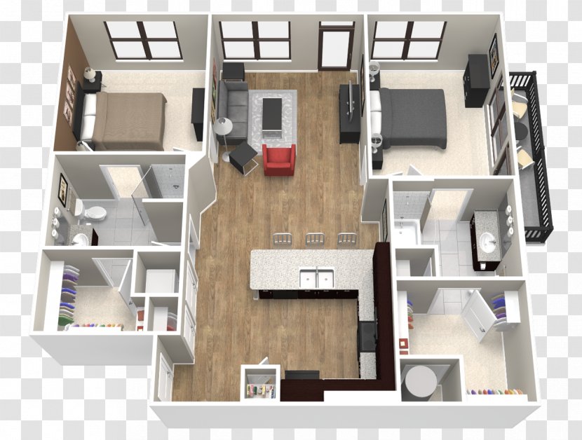 Artisan On 18th Floor Plan Apartment House Architecture Transparent PNG