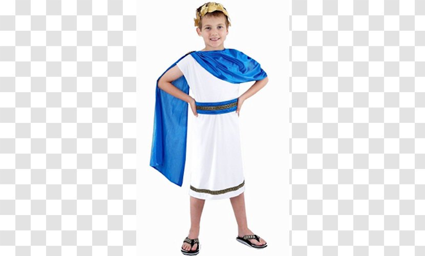 Ancient Rome Roman Empire Emperor Costume Clothing - Toga - Dress Transparent PNG