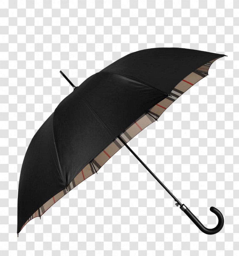 Umbrella Burberry Clothing Accessories Designer Tartan - Whangee Transparent PNG