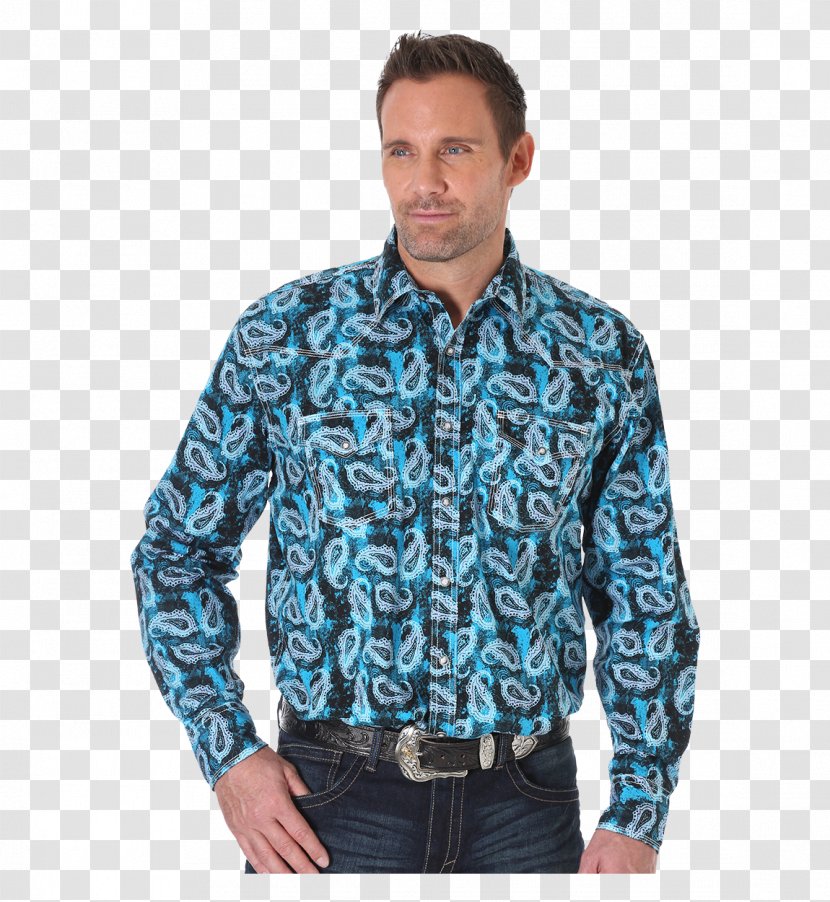 T-shirt Paisley Snap Fastener Sleeve - T Shirt Transparent PNG