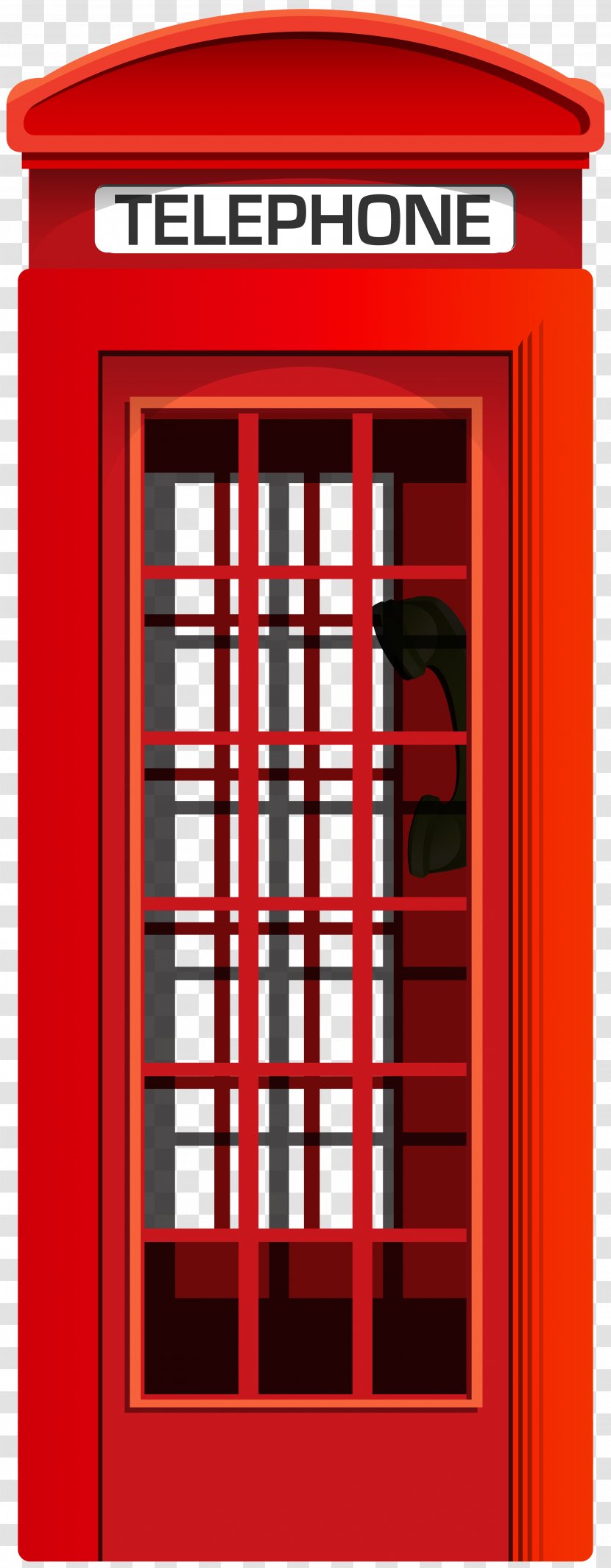 Telephone Booth Clip Art Payphone Image - Window - Illustration Transparent PNG