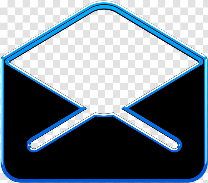 Open Envelope Back Interface Symbol Of Email Icon Interface Icon Email Icon Transparent PNG