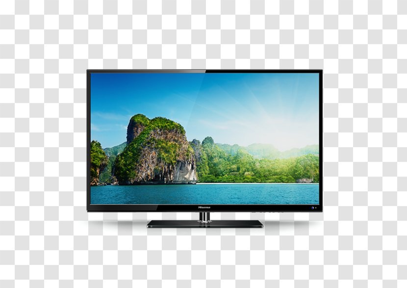 LED-backlit LCD Hisense High-definition Television - Media - Led Backlit Lcd Display Transparent PNG