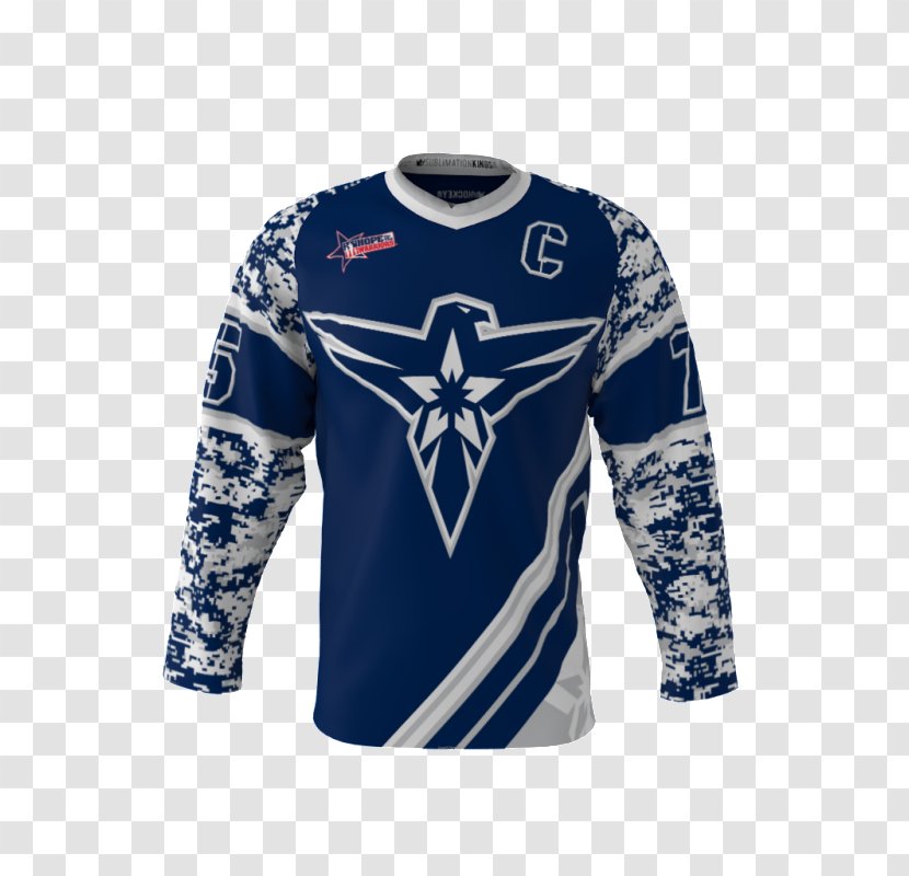 T-shirt Hockey Jersey Clothing Sleeve - Long Sleeved T Shirt - Air Force Uniform Transparent PNG