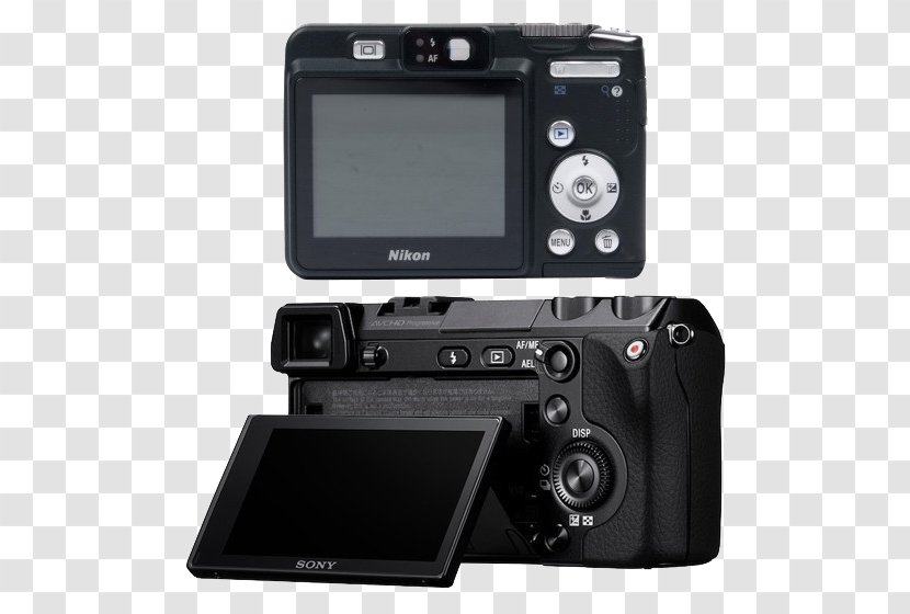 Sony NEX-7 NEX-5 Camera Photography - Mirrorless Interchangeable Lens - A Compact Transparent PNG