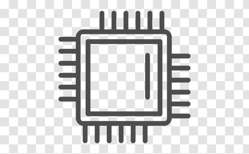 Central Processing Unit Computer Hardware - Cartoon Badge Transparent PNG