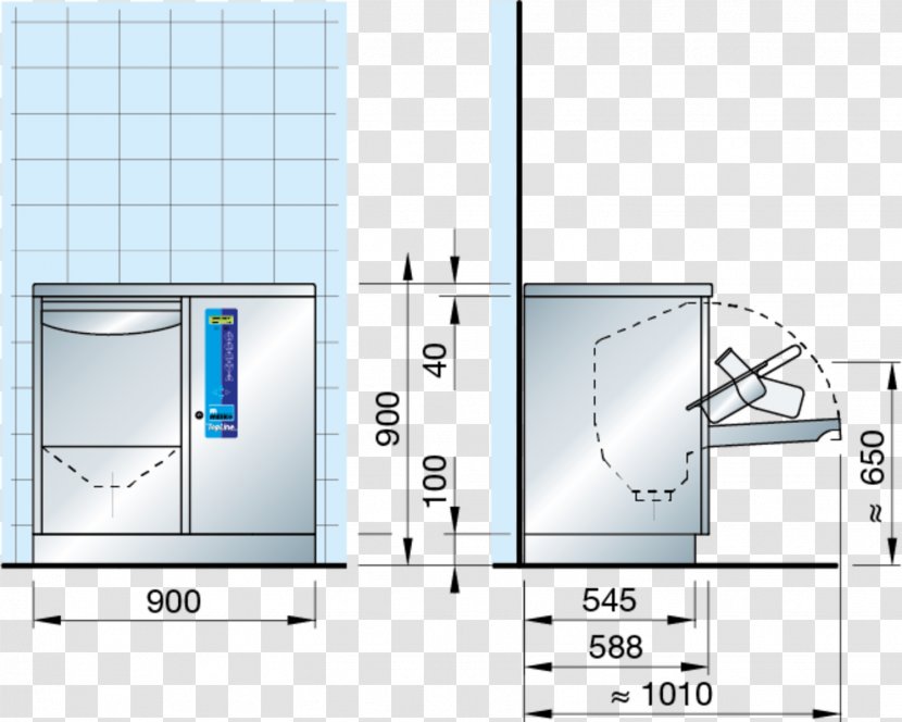 Bedpan Disinfectants Hospital Hygiene Diagram - Wc Plan Transparent PNG