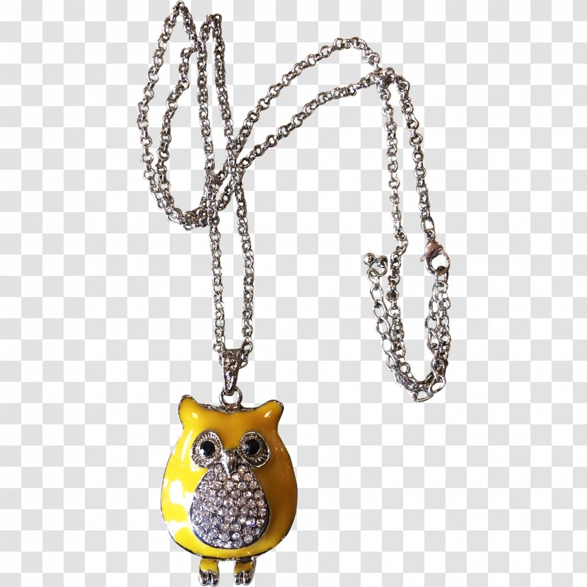 Locket Owl Necklace Body Jewellery Chain - Pendant Transparent PNG
