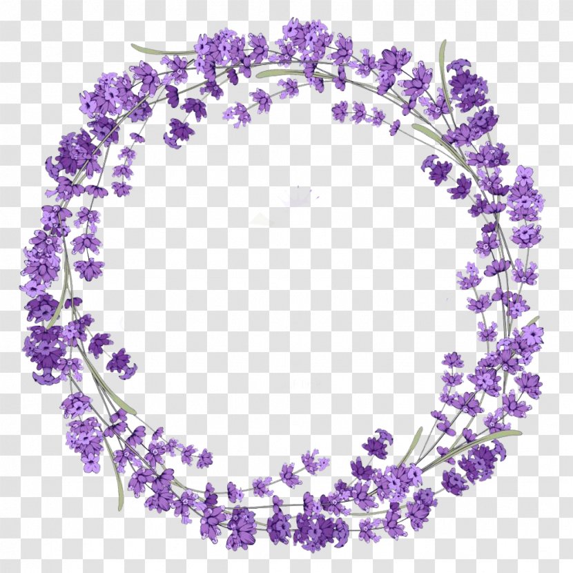Lavender Wreath Stock Photography Clip Art - Craft - Purple Lilac Picture Material Transparent PNG