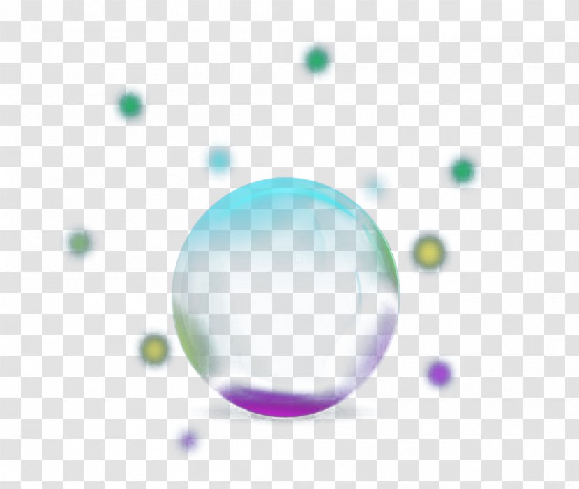 Three-dimensional Space Download - Green - Transparent Colored Bubbles Transparent PNG