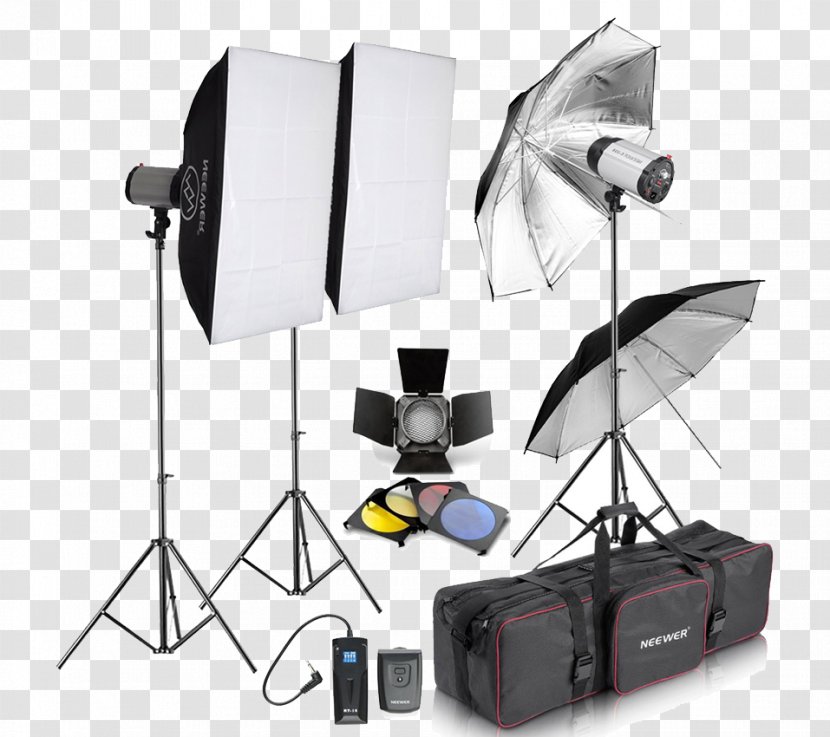Photographic Lighting Softbox Photography Strobe Light - Stand Transparent PNG