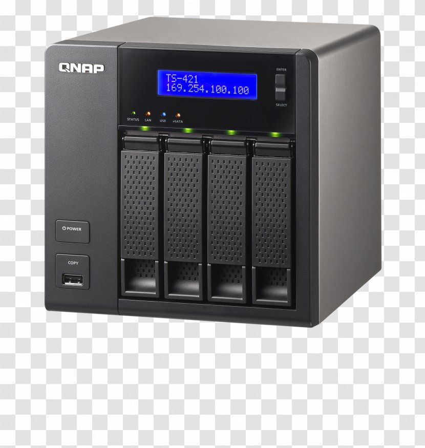 QNAP Systems, Inc. Network Storage Systems Computer Data - Audio Receiver - Fen Transparent PNG
